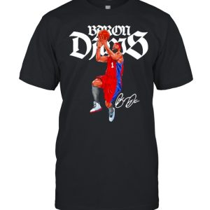 Los Angeles throwbacks Baron Davis signature shirt