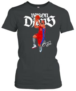 Los Angeles throwbacks Baron Davis signature shirt 2