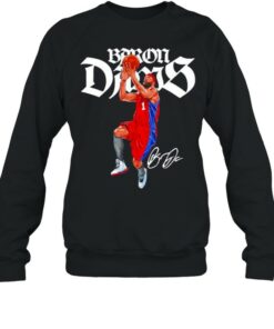 Los Angeles throwbacks Baron Davis signature shirt 4