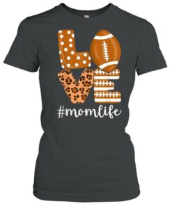 Love Football American Mom Life Player with Leopard shirt 2