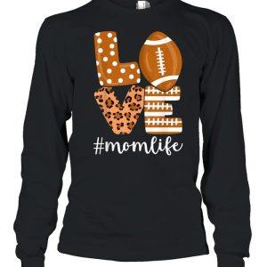 Love Football American Mom Life Player with Leopard shirt 3