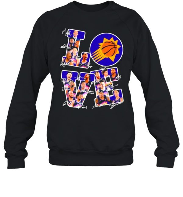 Love phoenix suns the valley signatures shirt