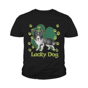 Lucky Dog Siberian Husky Shamrock St Patrick’s Day Shirt