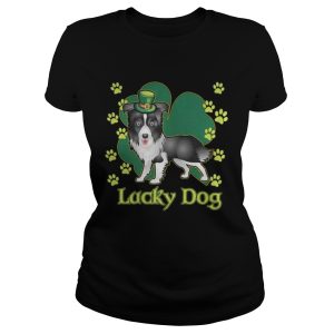 Lucky Dog Siberian Husky Shamrock St Patrick’s Day Shirt