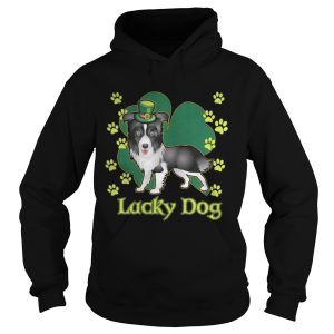 Lucky Dog Siberian Husky Shamrock St Patrick's Day Shirt 3