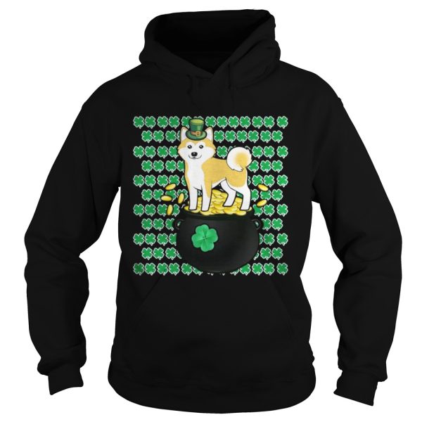 Lucky Shiba Inu Shamrock St Patrick’s Day Shirt