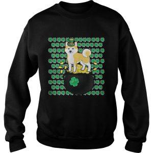 Lucky Shiba Inu Shamrock St Patrick's Day Shirt 3