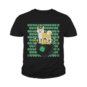 Lucky Shiba Inu Shamrock St Patrick's Day Shirt 4