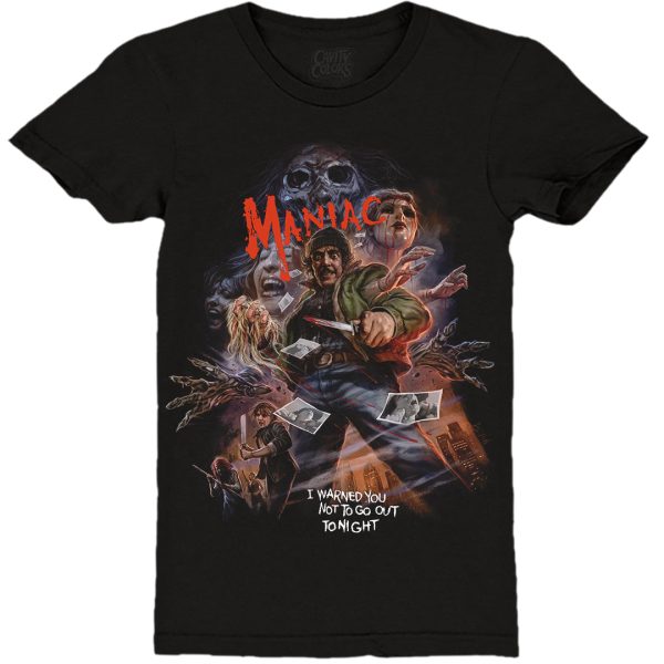 MANIAC I WARNED YOU T-SHIRT