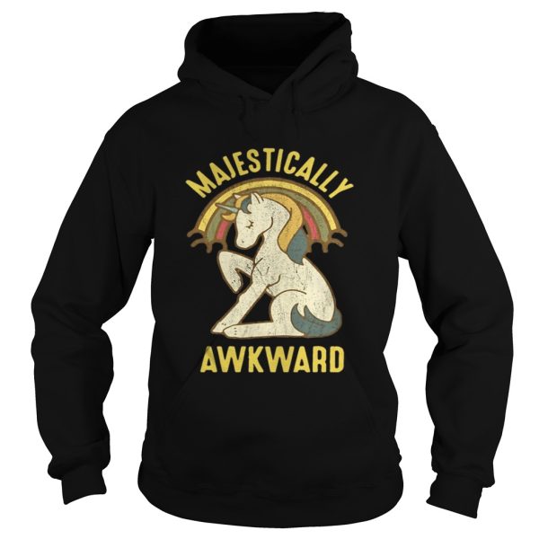 Majestically awkward unicorn shirt