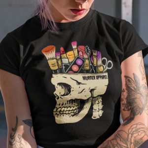 Make Up Addict Skull T-Shirt