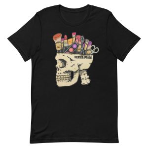 Make Up Addict Skull T Shirt 2