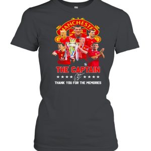 Manchester The Captain Signature Thank You For The Memories Shirt