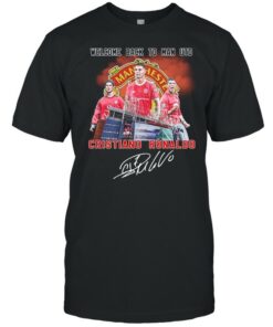 Manchester back to man UTD Cristiano Ronaldo Signature Shirt 1