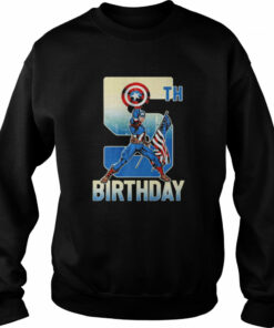 Marvel Captain America 5Th Birthday Premium Shirt 4