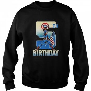 Marvel Captain America 5Th Birthday Premium Shirt 4