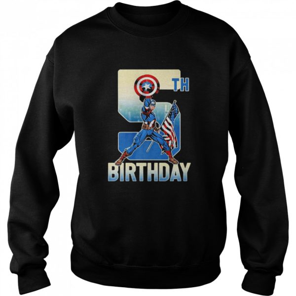 Marvel Captain America 5Th Birthday Premium Shirt