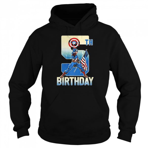 Marvel Captain America 5Th Birthday Premium Shirt