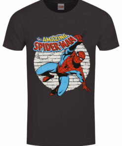 Marvel Comics Spidey Spotlight Mens Grey T Shirt 1