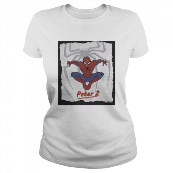 Marvel Spider Man No Way Home Peter 2 Notebook Sketch Shirt