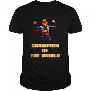 Max Verstappen champion of the world shirt