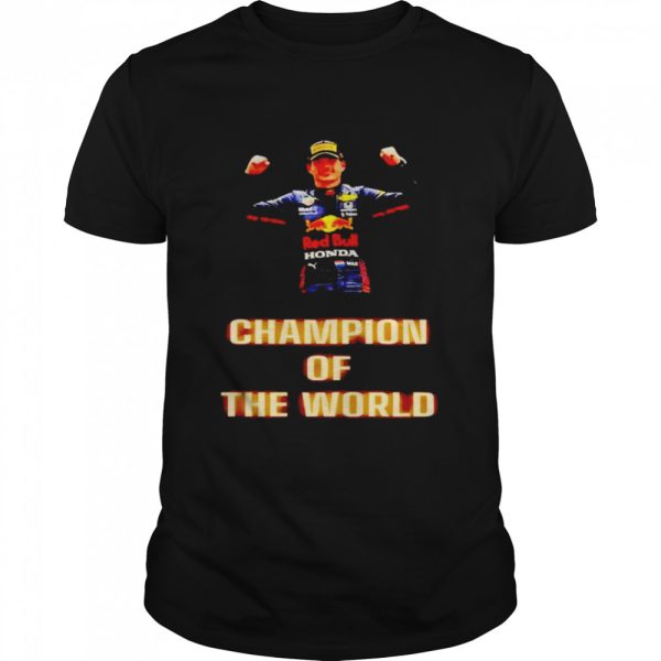 Max Verstappen champion of the world shirt