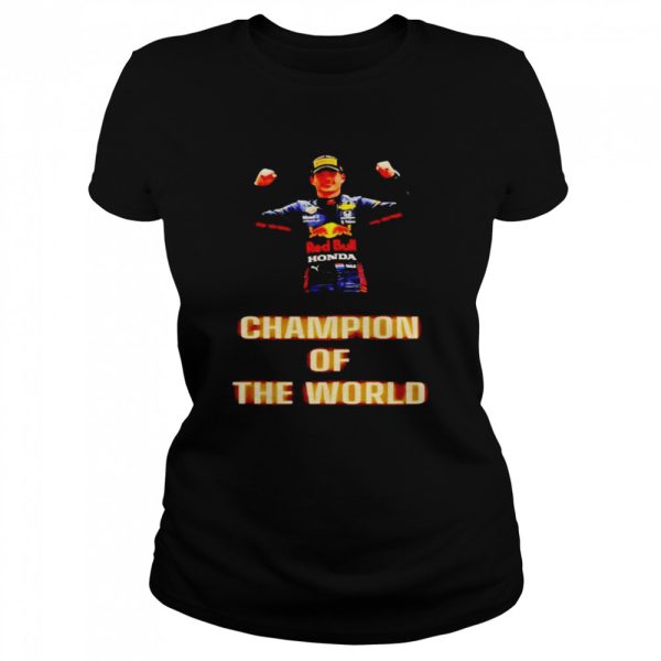 Max Verstappen champion of the world shirt