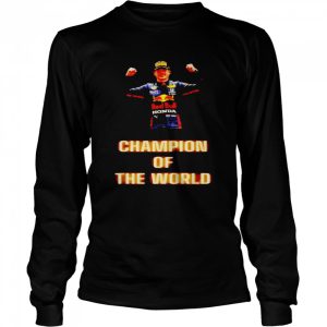 Max Verstappen champion of the world shirt 3