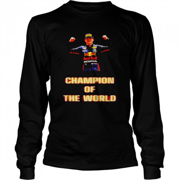 Max Verstappen champion of the world shirt