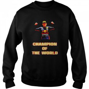 Max Verstappen champion of the world shirt 4