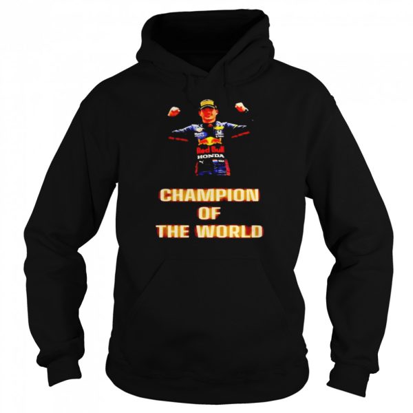 Max Verstappen champion of the world shirt