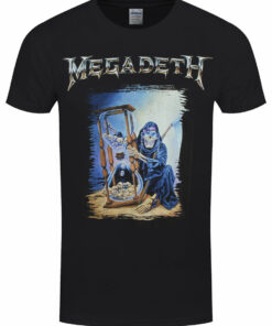 Megadeth Countdown Hourglass Mens Black T Shirt 1