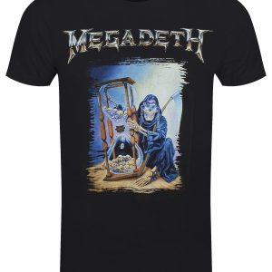 Megadeth Countdown Hourglass Mens Black T Shirt 1