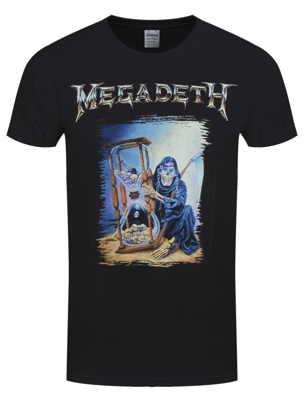 Megadeth Countdown Hourglass Men’s Black T-Shirt