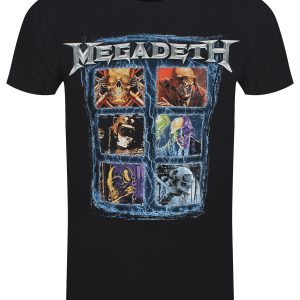 Megadeth Vic Head Grip Men’s Black T-Shirt