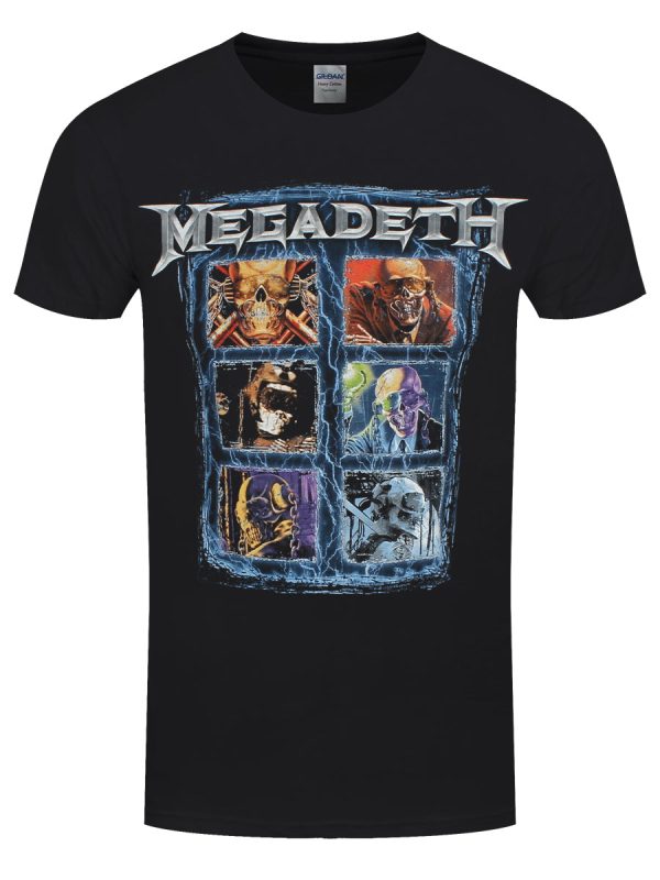 Megadeth Vic Head Grip Men’s Black T-Shirt