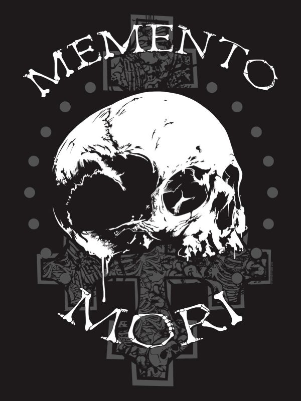 Memento Mori Men’s Premium Black T-Shirt