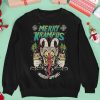 Merry Krampus Retro Neon Sweatshirt