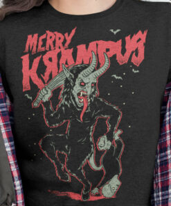 Merry Krampus Sweatshirt 1 Merry Krampus Sweatshirt 2