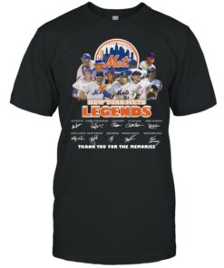 Met New York Mets Legends Thank You For The Memories Signatures Shirt 1