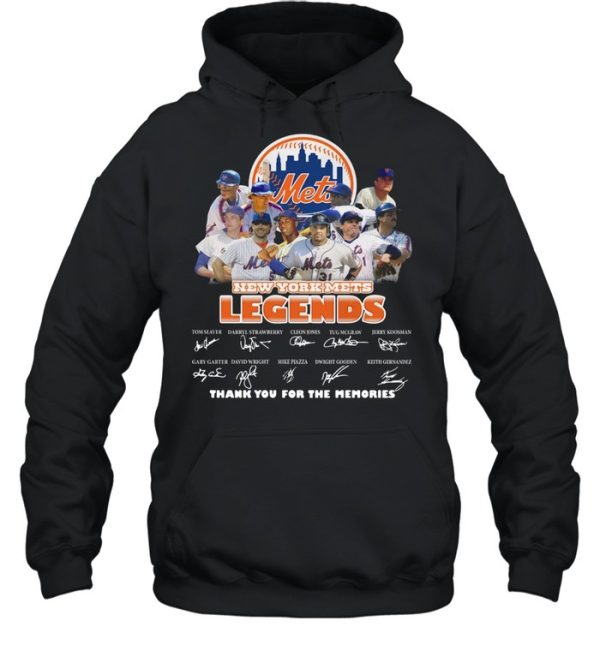 Met New York Mets Legends Thank You For The Memories Signatures Shirt