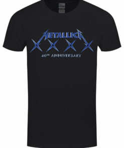 Metallica 40 XXXX Mens Black T Shirt 1