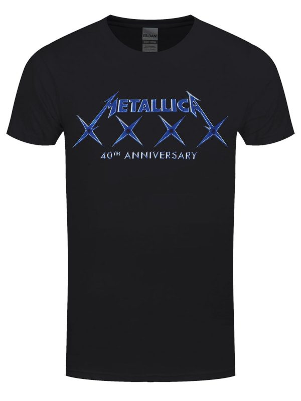 Metallica 40 XXXX Men’s Black T-Shirt