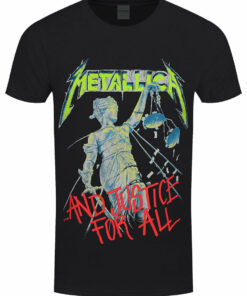 Metallica And Justice For All Original Mens Black T Shirt 1