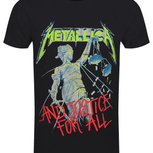 Metallica And Justice For All Original Mens Black T Shirt 1