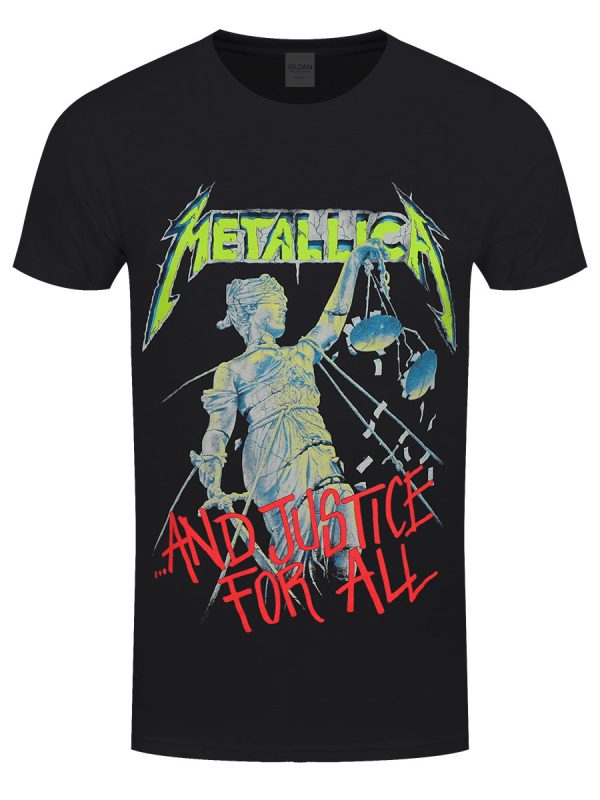 Metallica – And Justice For All Original Men’s Black T-Shirt