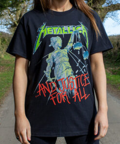 Metallica And Justice For All Original Mens Black T Shirt 3