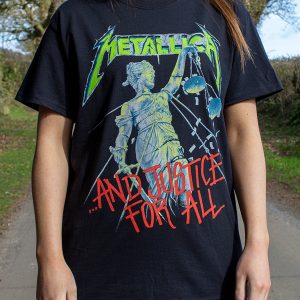 Metallica And Justice For All Original Mens Black T Shirt 3