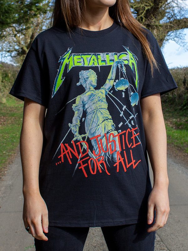 Metallica – And Justice For All Original Men’s Black T-Shirt