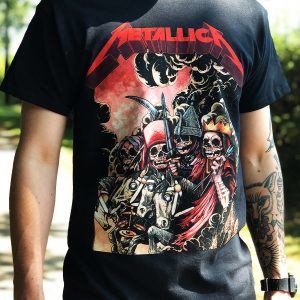 Metallica Four Horsemen Mens Black T Shirt 3